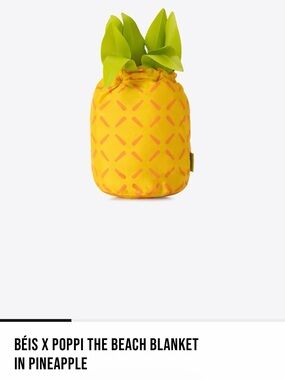 BÉIS x poppi The Beach Blanket 
in Pineapple